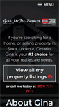 Mobile Screenshot of ginamcfee-bernier.com